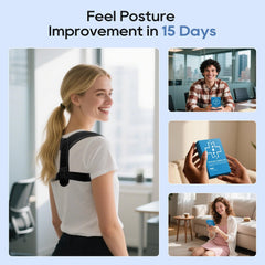 Duoorra breathable fabric back brace designed for all-day comfort.