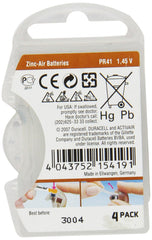 Duracell Activair Easy Tab 312 packaging designed for protection and easy storage