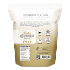 DureLife monk fruit sweetener bag open with organic non-GMO label