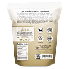 DureLife monk fruit sweetener pour demonstrates quick, low-calorie sweetening
