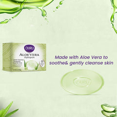 Duru vegan gluten-free badge indicates plant-based cleansing.