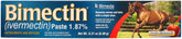 Bimectin Durvet pâte saveur pomme, administration facile pour cheval.