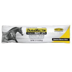 Durvet Duramectin paste bottle pour: easy dosing for horses.