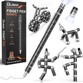 Dusor fidget pen close-up reveals gold plating and premium writing feel.