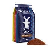 Dutch Bros Mafia Dark Roast 11oz bag ready for brewing with rich flavor.