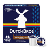 Dutch Bros Mafia Dark Roast box packaging, ready for quick-morning boosts