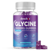 Duwhot Glycine Gummies blueberry bottle promotes calming evenings.