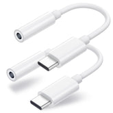Duyasurs USB-C to 3.5mm adapter compact dongle for on-the-go listening.