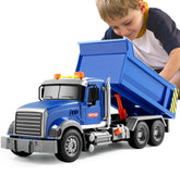 Dwi Dowellin Toddler Trucks dump truck with lights and sounds for immersive play