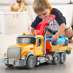 Dwi Dowellin tow truck side view showing extendable arm for rescue imagination