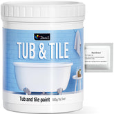 DWIL tub paint 16.5 oz bottle front view shows durable semi-gloss finish