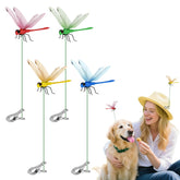 Dyale 3D dragonfly clip repels insects with realistic garden flair