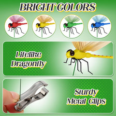 Dyale weather-resistant dragonfly clip withstands sun and rain