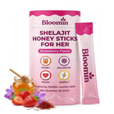DYDUON Bloomin Honey Sticks box front with strawberry flavor for daily energy