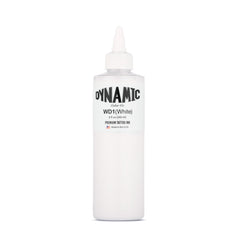 Dynamic Color Co white tattoo ink bottle for vibrant, precise results.
