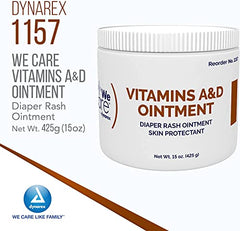 Dynarex Vitamins A & D Ointment applied to diaper rash relief