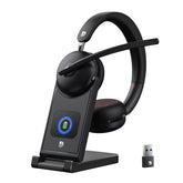 Dytole headset with compact fold design for portable travel and daily calls.