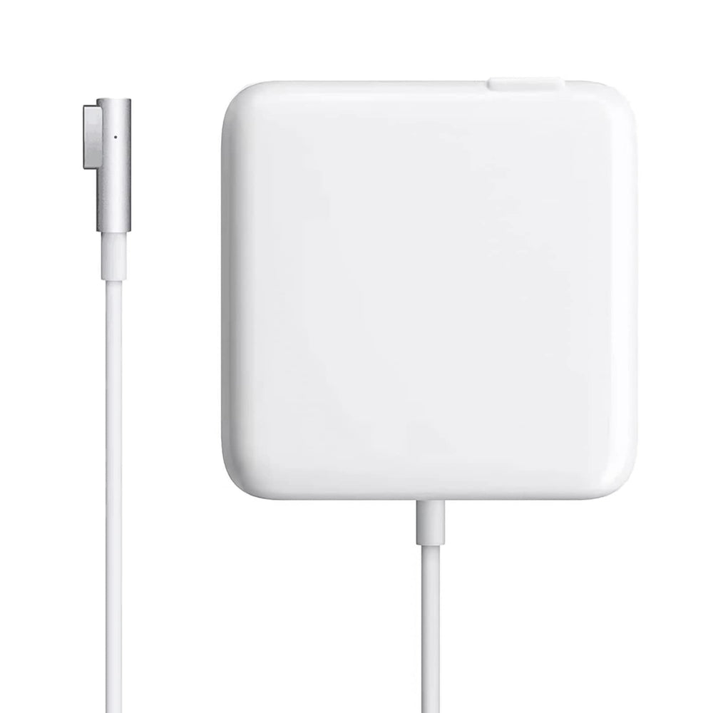 E-POWIND MacBook Pro charger with 60W L-Tip magnetic connector for safe docking.