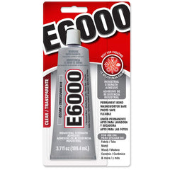 E6000 Craft Adhesive bottle front view shows clear, ready-to-use bond potential.