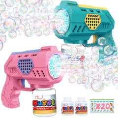 EagleStone Bubble Guns 2-pack ready for outdoor play and family fun