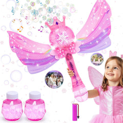 EagleStone Princess Wand pink – creates vivid bubbles for outdoor play.