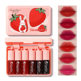 Eakroo 6 colors lip tint pack showing versatile color range for lips or cheeks.