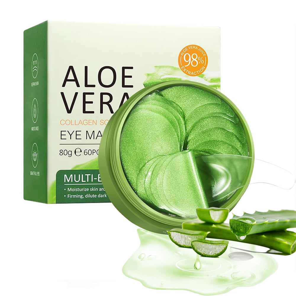 Eakroo under-eye patches 60pcs pack hydrates and refreshes tired eyes.