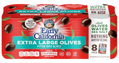 Early California black-ripe olives hand-picked for rich flavor
