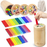 Early Explorer Toys color sorting lids promote precise placement and motor control.