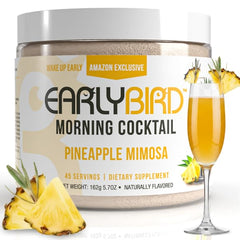 EarlyBird Pineapple Mimosa pour shows a bright start to the day with clean energy