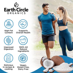 Earth Circle Organics coconut milk powder baking ingredient for tropical flavor