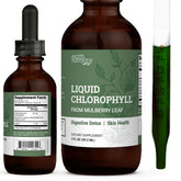 Earth Harmony Naturals Liquid Chlorophyll bottle highlights immune support and detox potential