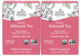 Earth Mama Milkmaid Tea bags ready to brew a soothing lactation-support cup.