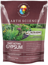 Earth Science Fast Acting Gypsum 5lb bag improves soil loosening for quicker water penetration