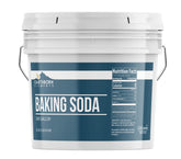 Earthborn Elements Baking Soda in a resealable bucket, easy storage and scooping