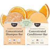The Earthling Co. Shampoo Bar lather cleanses effectively for all hair types with a silky feel.