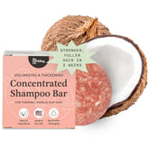 The Earthling Co. Shampoo Bar lather action delivers a clean, balanced scalp and soft, resilient hair.