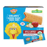 Earth's Best Sesame Street Apple Snack Bars box for convenient family snacking on the go.