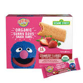 Earth's Best Sunny Days strawberry crust closeup, ideal on-the-go toddler snack