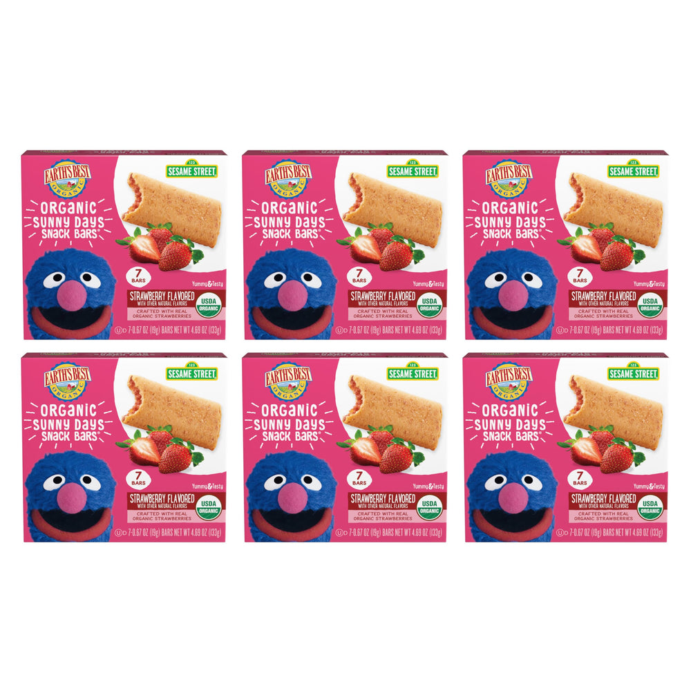 Earth's Best Sunny Days snack bar strawberry wrap for on-the-go snacking