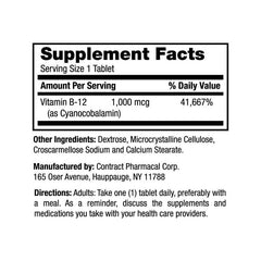 Earth's Splendor B12 label highlighting gluten-free and no artificial colors.