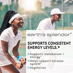 Earth's Splendor packaging emphasizes gluten-free formulation.