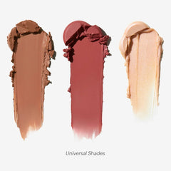 EarthsCure Glow Trio bronzer-stick twist in use for quick contour.