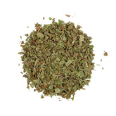 EarthWise Aromatics Lemon Balm leaves close-up, fresh scent ideal for calming herbal teas
