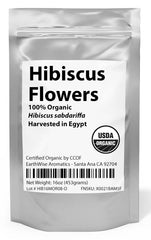 EarthWise Organic Hibiscus Flowers 100% certified organic and pesticide-free