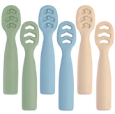 Eascrozn Stage 1 teether spoon for gentle gum relief and pureed meals.