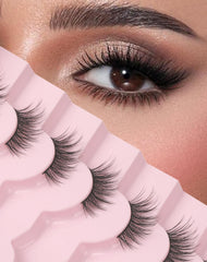 Easeful Half Lashes ultra thin flat band close-up for secure wear