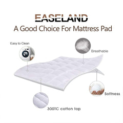 EASELAND cotton-top fabric close-up showing breathable, skin-friendly surface.