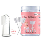 EASICUTI baby tongue cleaner packaging showing a ready-to-use kit for on-the-go care