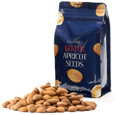 Eastanbul apricot seeds in resealable pack front for fresh flavor and easy storage.